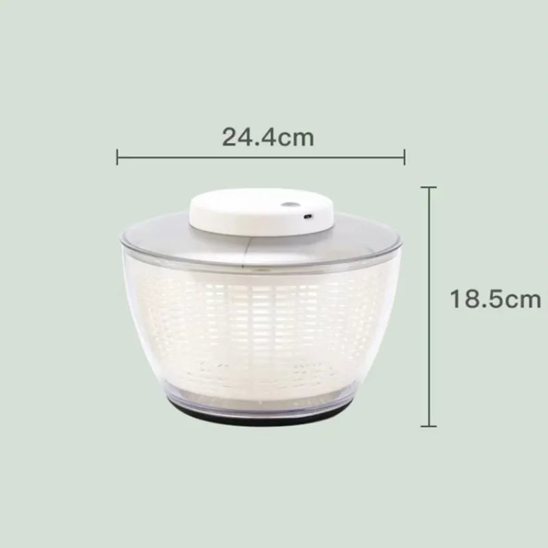 4.5L Electric Salad Spinner & Vegetable Fruit Drain Basket Electric Salad Spinner SPOT