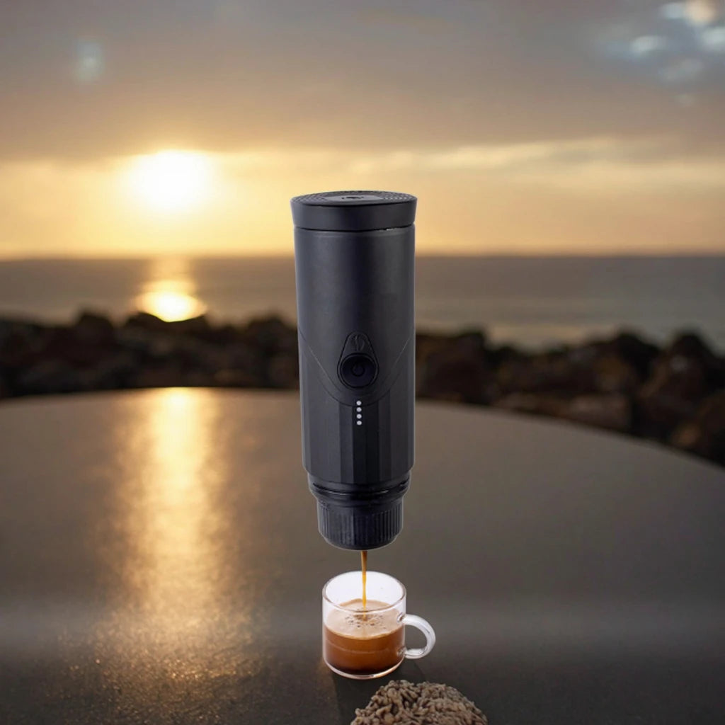 DUTRIEUX Portable Espresso Maker – USB Battery Capsule Machine Portable Espresso Maker SPOT Black 5v CN
