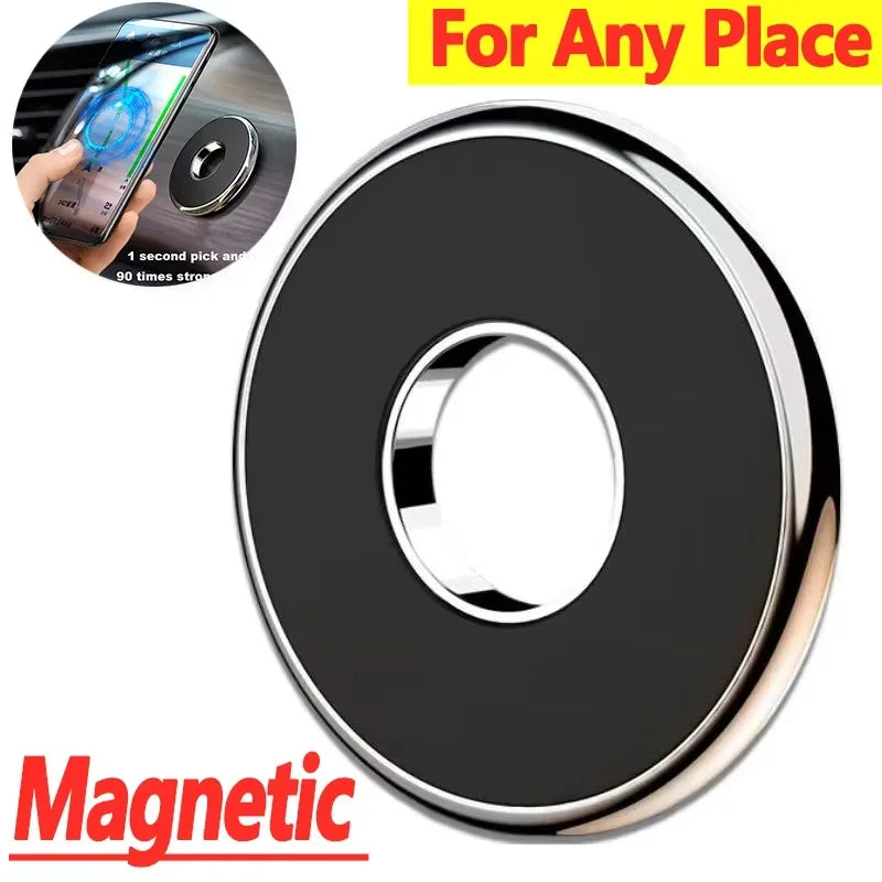 Magnetic Metal Ring Car Phone Holder – MagSafe Compatible Car Phone Mount SPOT