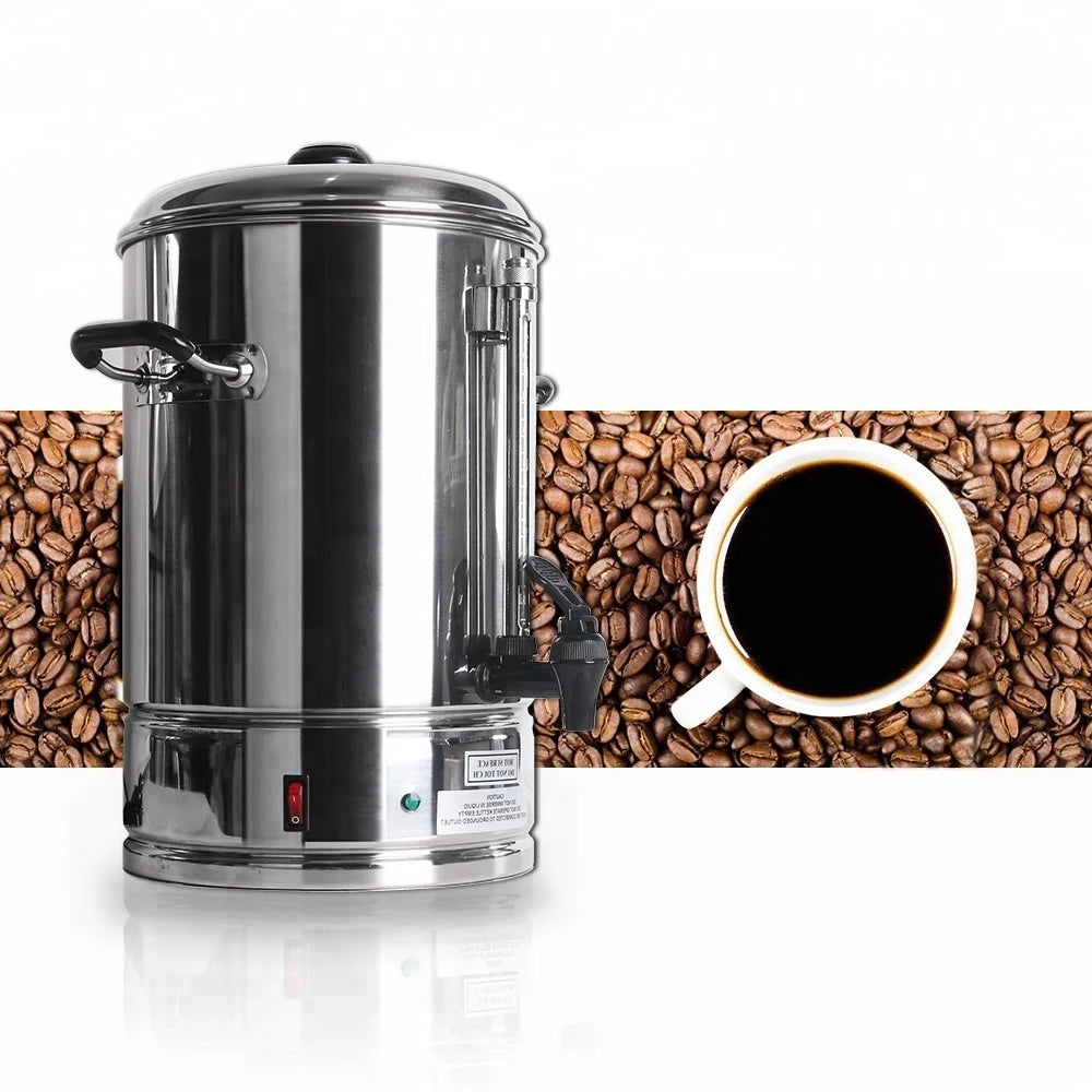DUTRIEUX 6L Commercial Electric Coffee Percolator – 60 Cup Electric Coffee Percolator SPOT