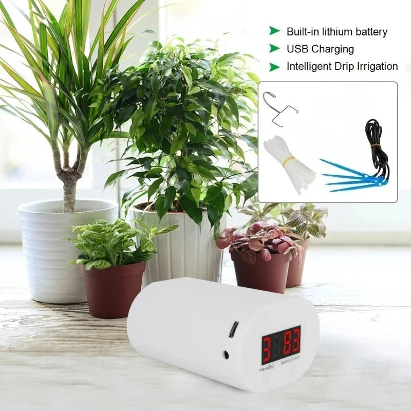 Smart Double Pump Drip Irrigation Timer | Auto Plant Watering Drip Irrigation Timer SPOT