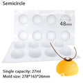 Mushroom Silicone Mousse Cake Mold – Cake Decorating Tool Silicone Cake Mold SPOT Half ball