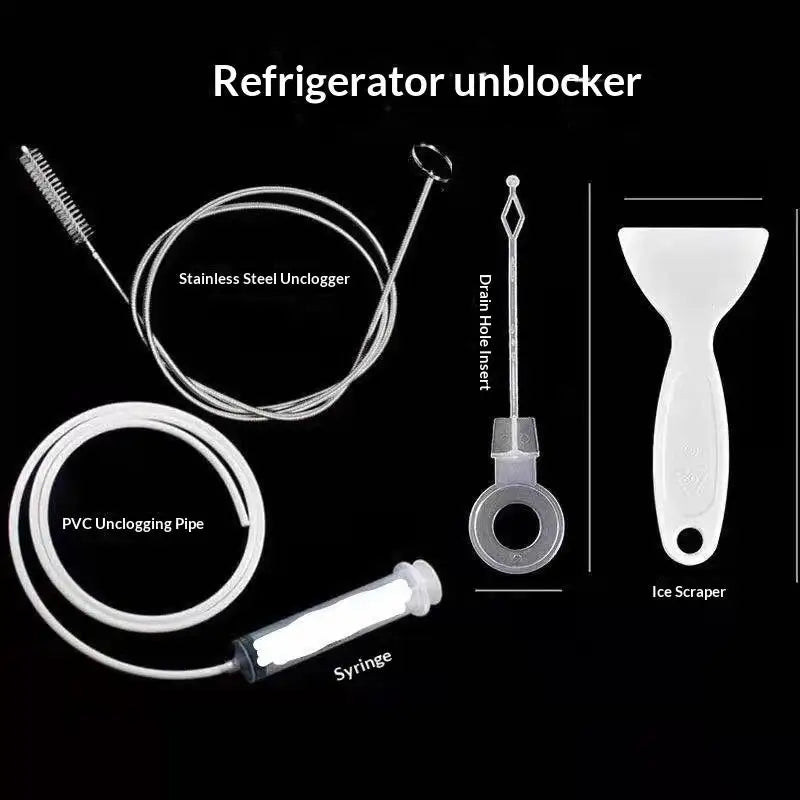 Refrigerator Drain Cleaning Kit – Brush, Hose & Syringe Drain Cleaning Kit SPOT