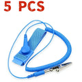 ESD Anti-Static Wrist Strap – Cordless Grounding Band ESD Wrist Strap SPOT 5 PCS