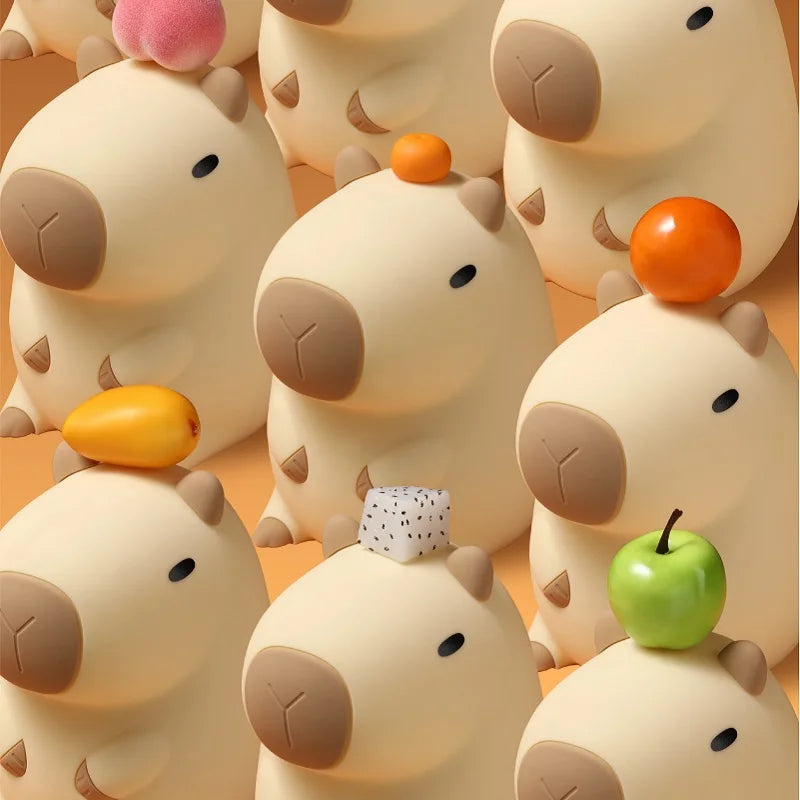 Capybara LED Night Light – Tap Control Rechargeable Bedside Lamp LED Night Light SPOT