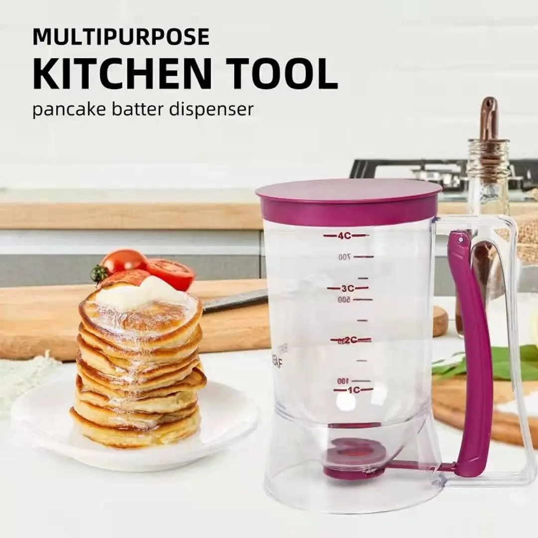 4-Cup Batter Dispenser for Pancakes, Cupcakes & Waffles Batter Dispenser SPOT