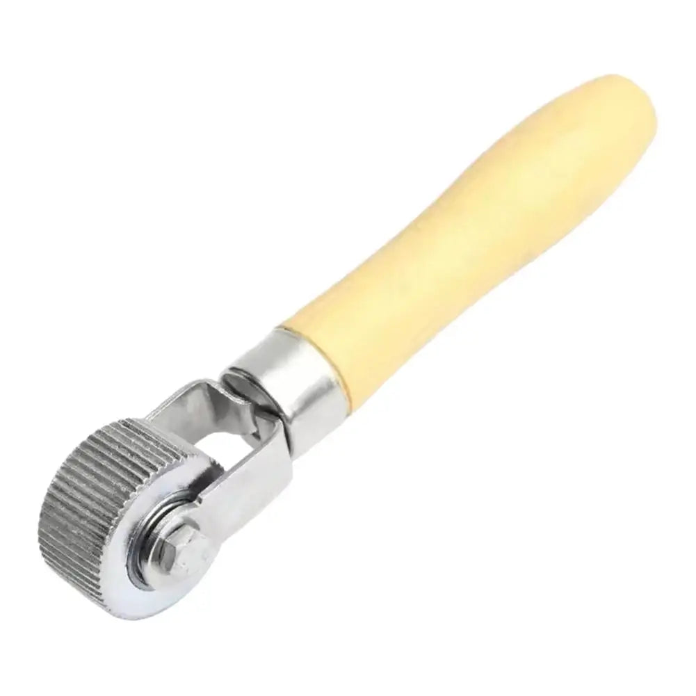 Tire Repair Patch Compaction Wheel Roller – Wooden Handle Tool Tire Repair Tool SPOT B