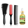 LOCKMIO Rosemary Hair Growth Oil & Detangling Brush Set Hair Care Set SPOT Default Title