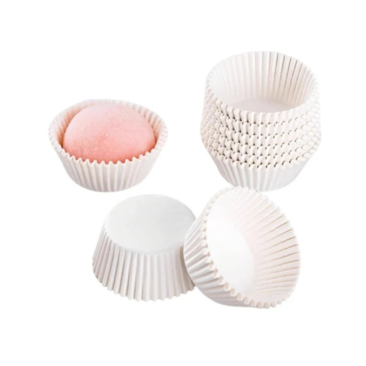 100-Pack Non-Stick Greaseproof Cupcake Liners – Muffin Baking Cups Cupcake Baking Liners SPOT