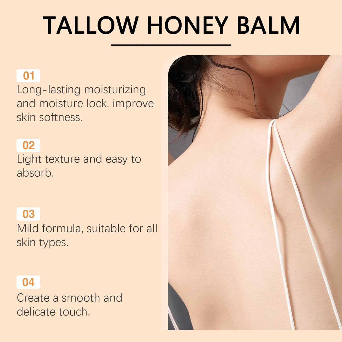 WIYUN Beef Tallow & Honey Brightening Body Cream 60g Brightening Body Cream SPOT