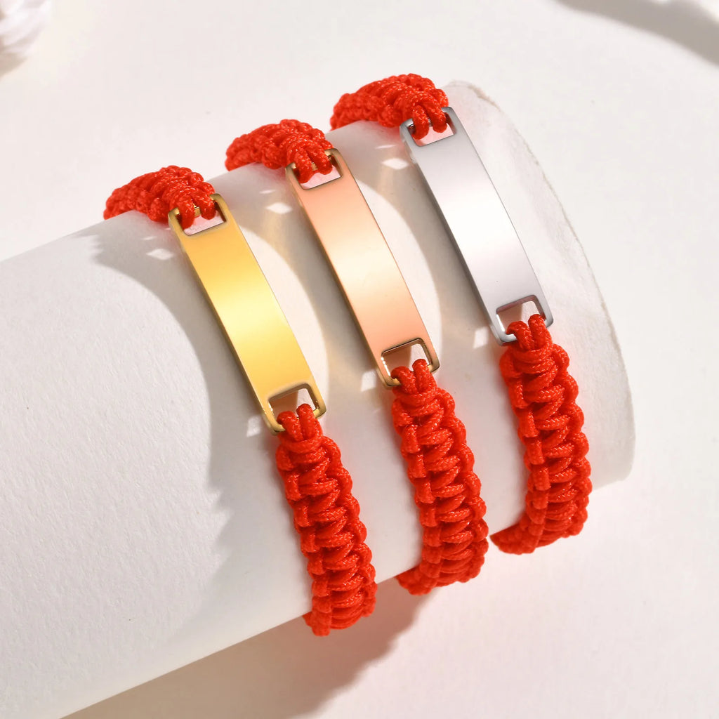 Personalized Baby Bar Bracelet – Custom Name Red String Gift Custom Baby Bracelet SPOT