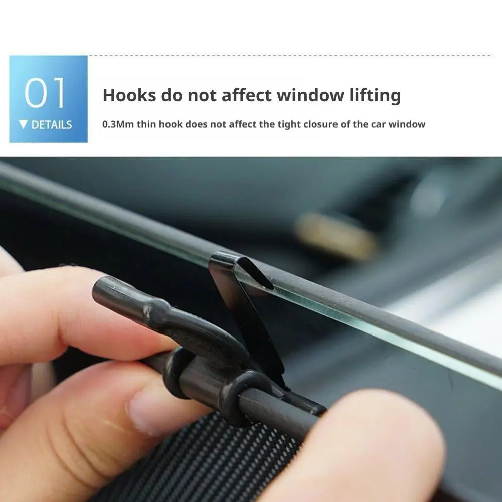 Automatic Retractable Car Window Sunshade Mesh Roller Curtain Car Window Sunshade SPOT