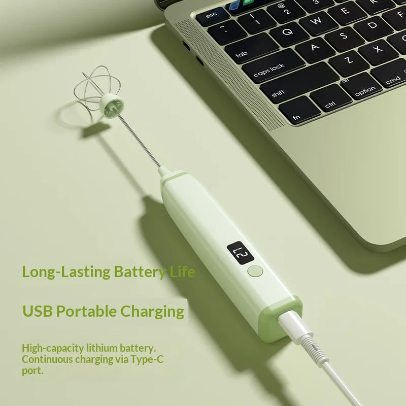 Wireless Rechargeable Electric Milk Frother & Egg Beater Milk Frother SPOT
