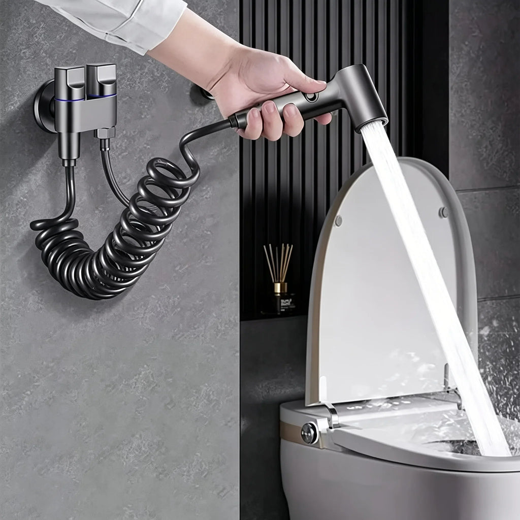 Square Handheld Bidet Sprayer – Adjustable Pressure, Multi-Use Handheld Bidet Sprayer SPOT