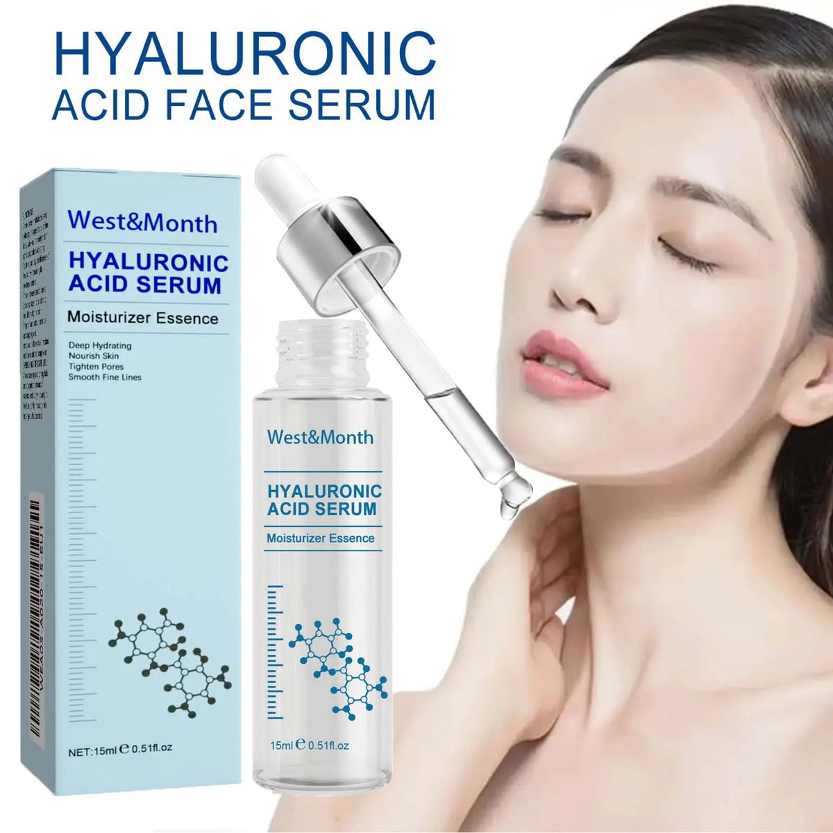 Hyaluronic Acid Facial Serum – Firming, Hydrating & Pore Refining Facial Serum SPOT