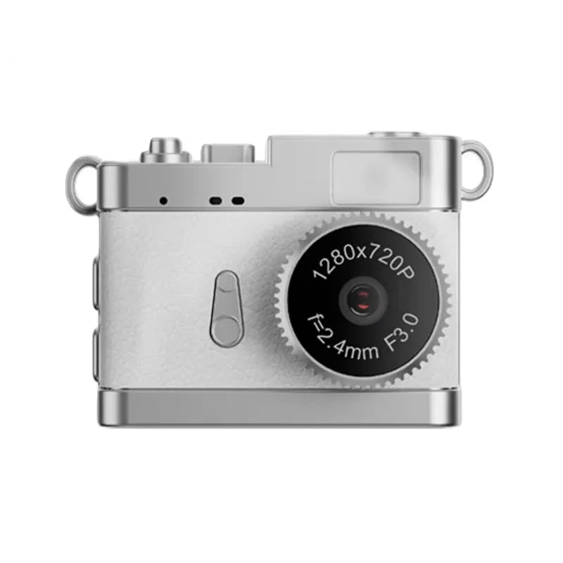 Mini 1080P HD Retro Digital Pocket Camera – Compact Camcorder Digital Pocket Camera SPOT white