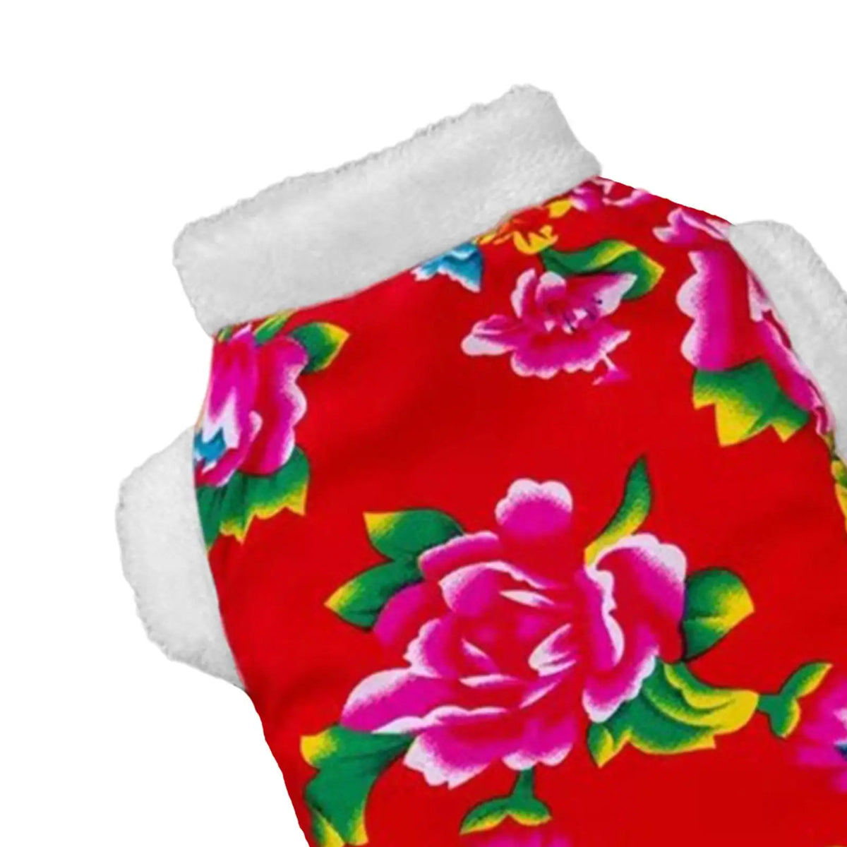 Cat Winter Jumpsuit – Cozy Fleece Big Flower Coat for Cats Cat Winter Coat SPOT