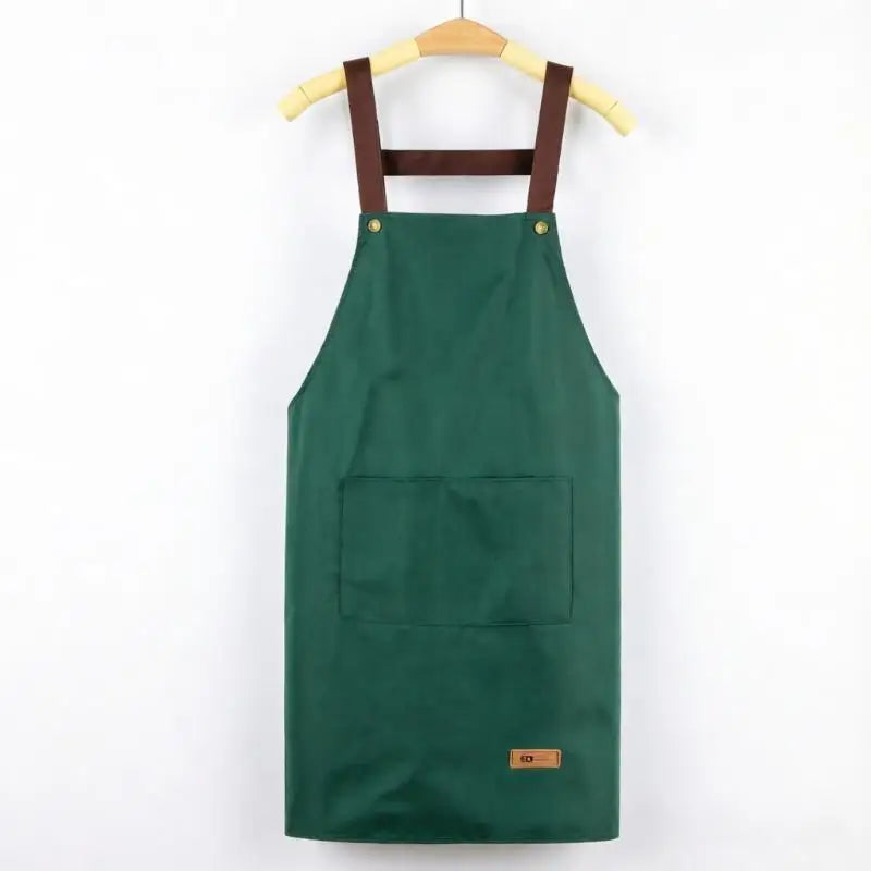 Waterproof PVC Cooking Apron – Unisex Kitchen & BBQ Apron Kitchen Cooking Apron SPOT Green