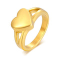 Paw Print Heart Keepsake Ring – Stainless Steel Women's Memorial Memorial Keepsake Ring SPOT no engraving black 7