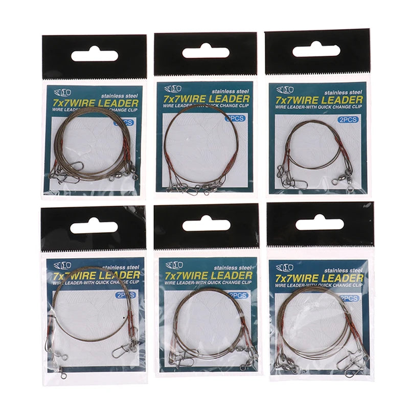 Steel & Titanium Fishing Wire Leader – Anti-Bite, Anti-Tangle Fishing Wire Leader SPOT