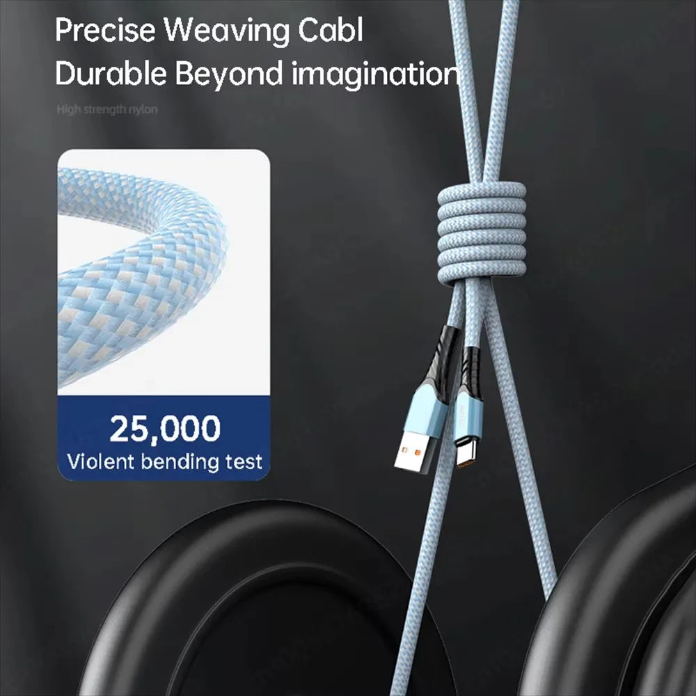 240W 5A USB-C Fast Charging Cable – Samsung iPhone Xiaomi USB-C Charging Cable SPOT