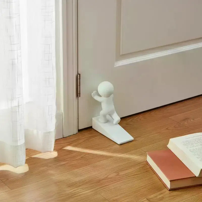 Cute Humanoid Door Stopper – Non-Slip Decorative Door Bumper Decorative Door Stopper SPOT