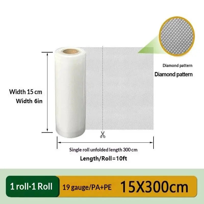Vacuum Sealer Bags Roll – Microwave Safe & Food Grade Food Storage Bags SPOT A2