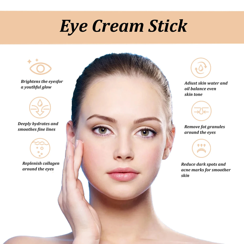 Snail Mucin Eye Cream Stick & PDRN Collagen Balm Duo | Hoygi Eye & Face Skincare Set SPOT