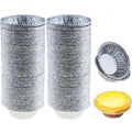200-Pack Disposable Aluminum Foil Tart Molds – Round Baking Cups Foil Tart Molds SPOT Default Title