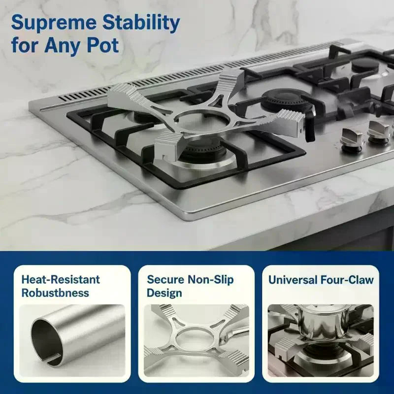 Cast Iron Gas Stove Ring Stand – Anti-Skid 4-Claw Cooker Bracket Stove Ring Stand SPOT Default Title