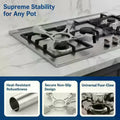 Cast Iron Gas Stove Ring Stand – Anti-Skid 4-Claw Cooker Bracket Stove Ring Stand SPOT Default Title