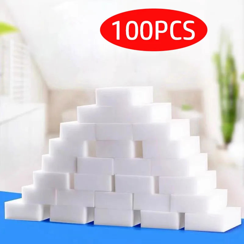Melamine Magic Eraser Sponges 20/50/100-Pack – Multi-Surface Cleaning Sponges SPOT 100PCS