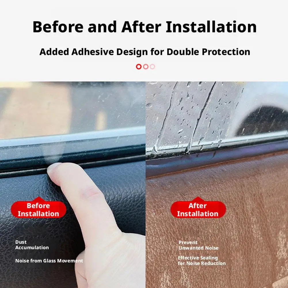 V-Shape Car Window Seal Strip – EPDM Rubber 1/2/4m Car Window Seal Strip SPOT