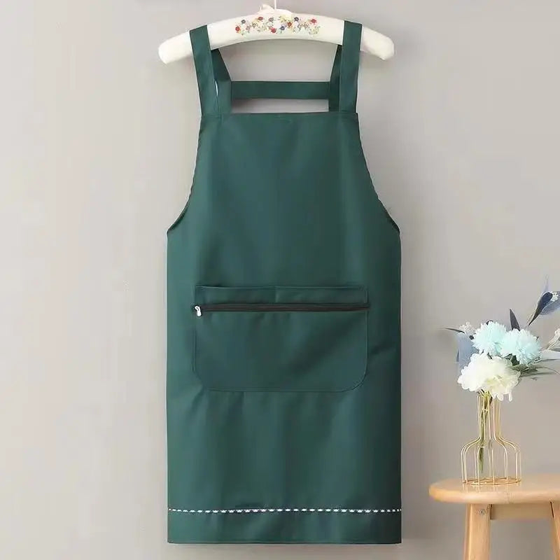 Waterproof PVC Kitchen Apron for Women & Men – Wipe-Clean Kitchen Apron SPOT A1