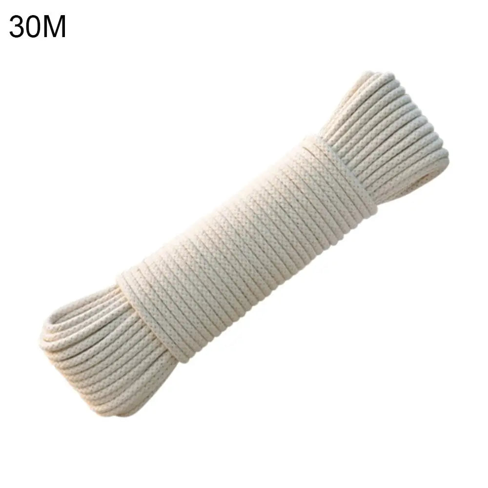 Reusable Cotton Clothesline Rope – Heavy Duty Outdoor Binding Cotton Clothesline Rope SPOT 30M