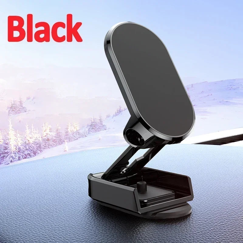 Magnetic Car Dashboard Phone Mount – Universal Foldable Holder Car Phone Mount SPOT Black
