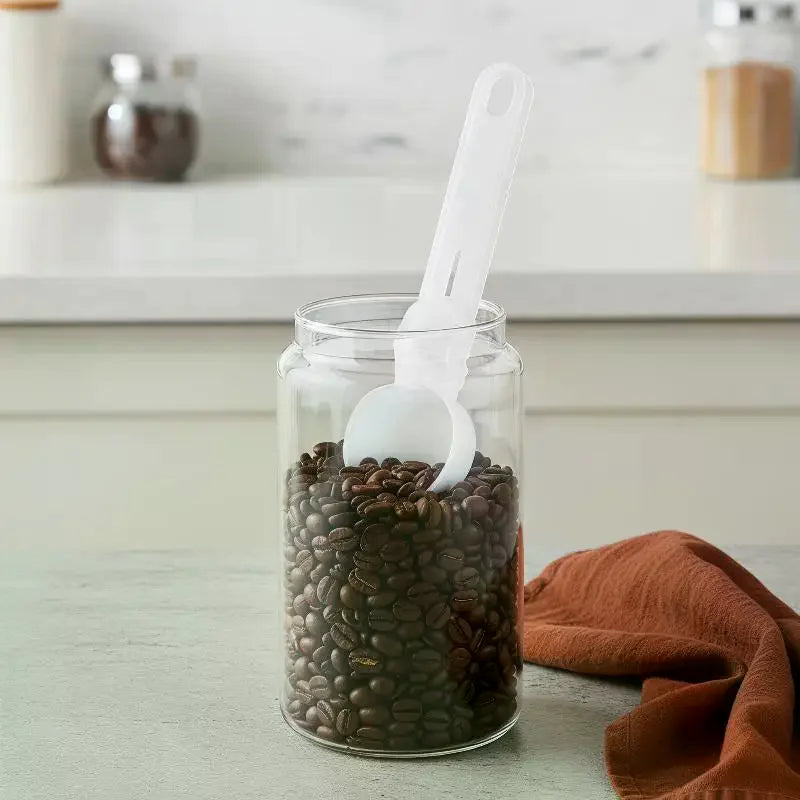 Sliding Scoop Funnel – Protein Powder, Coffee & Kitchen Scoop Funnel Tool SPOT