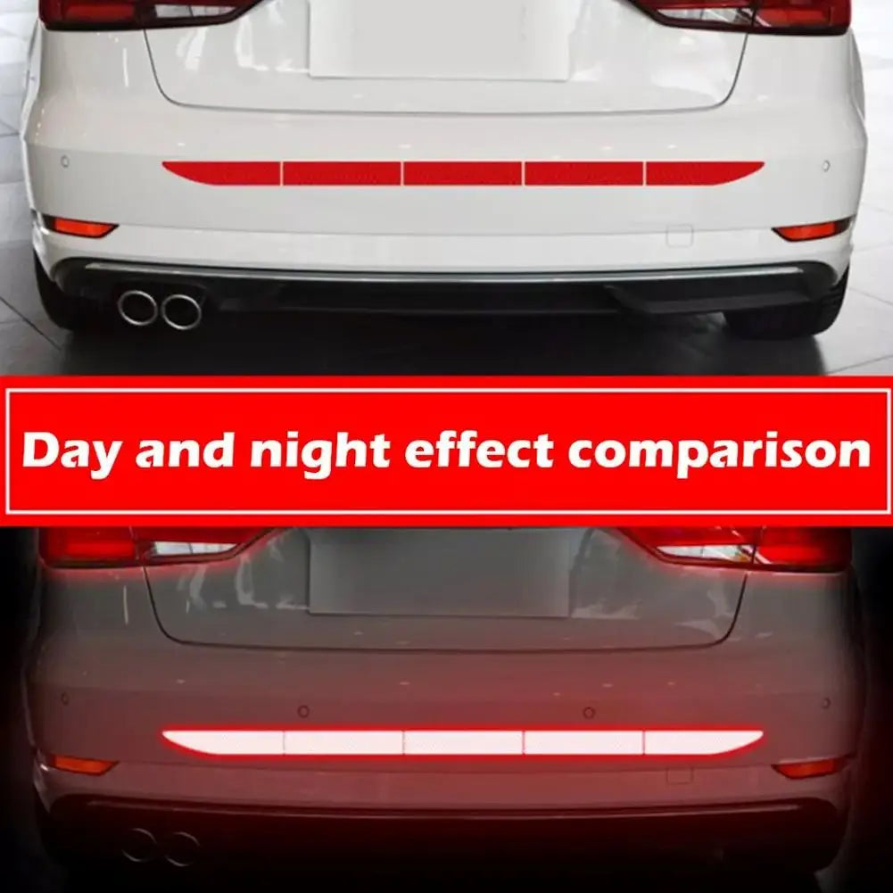 5-Pack Rear Reflective Safety Stickers – Car Warning Tape Decals Reflective Car Stickers SPOT