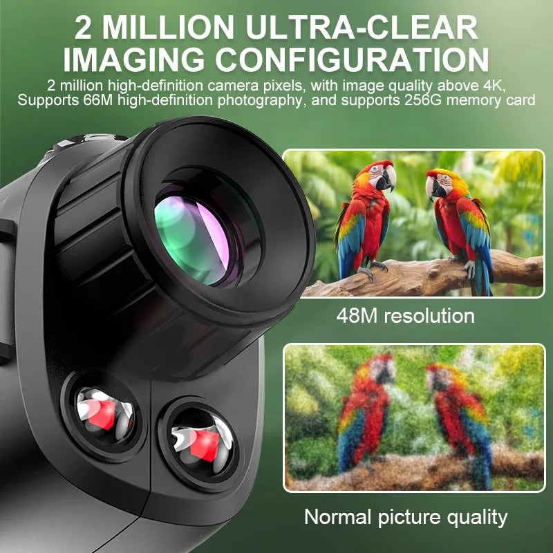 4K Night Vision Monocular – 18X Zoom, 900m IR, 2.8" Screen Night Vision Monocular SPOT