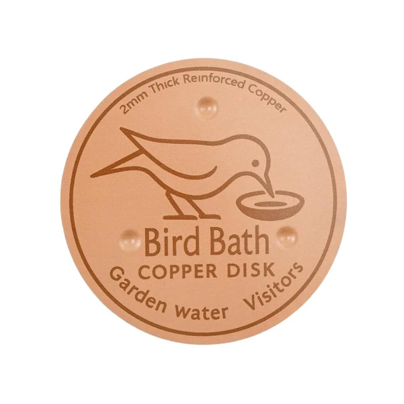 Copper Bird Bath Cleaner Disc – Natural Algae Control Bird Bath Accessory SPOT