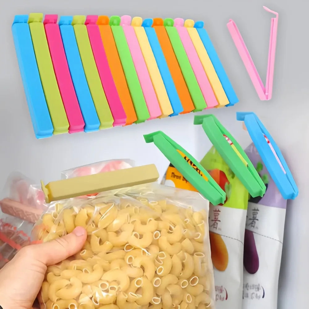 Colorful Reusable Bag Sealing Clips – Food Fresh Keeper Clamps Bag Sealing Clips SPOT