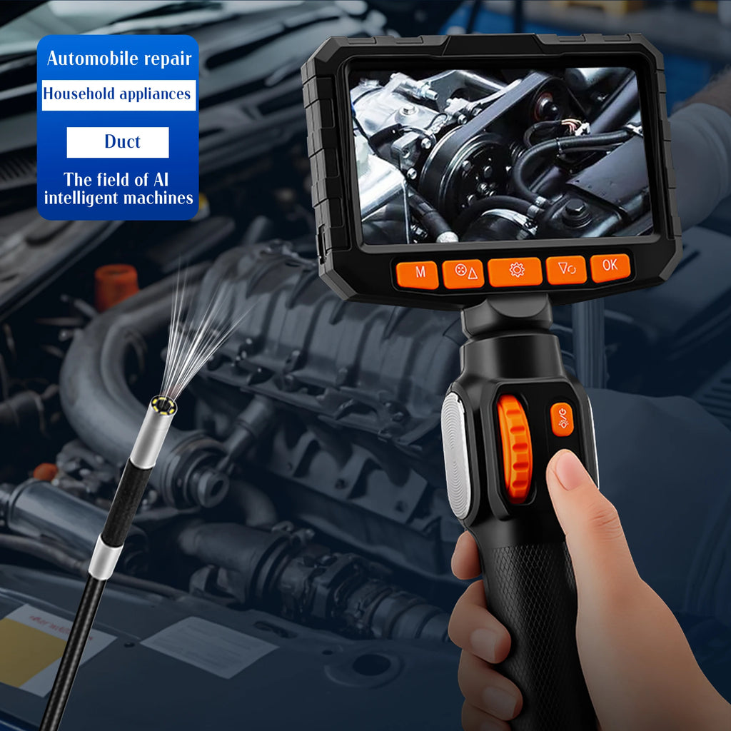 360° Articulating Borescope 1080P 6mm LCD Inspection Camera Articulating Borescope SPOT