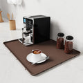 Silicone Coffee Mat – Anti-Slip Heat-Insulating Bar Cup Tray Silicone Bar Mat SPOT TF-Coffee-colored 47x28cm