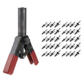 Plastic Poly Rivet Gun Set with 40 POM Rivets | Auto Trim Tool Automotive Rivet Gun SPOT A