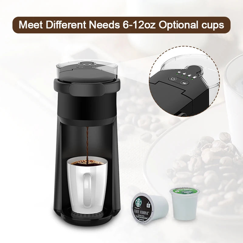 3-in-1 Capsule Coffee Maker – K-Cup & Espresso Machine 1L Capsule Coffee Maker SPOT