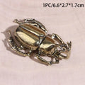Vintage Brass Beetle Figurine – Retro Metal Insect Ornament Metal Figurine SPOT C1 1PC