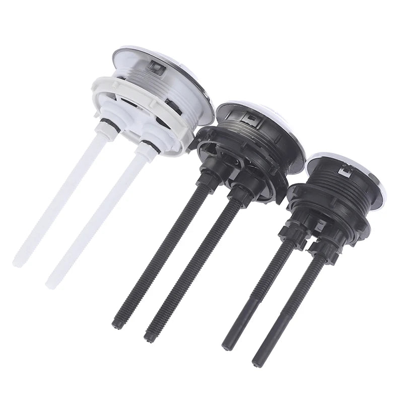 Dual Flush Toilet Tank Button – Round Push Replacement Toilet Flush Button SPOT