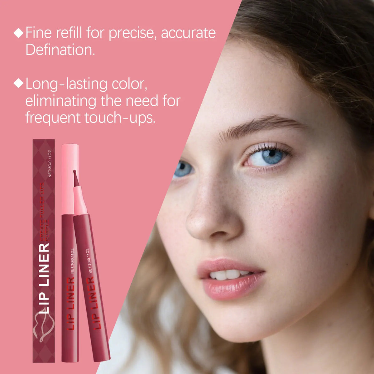 Waterproof Matte Lip Liner Pencil – 6 Colors, Long-Lasting Lip Liner Pencil SPOT