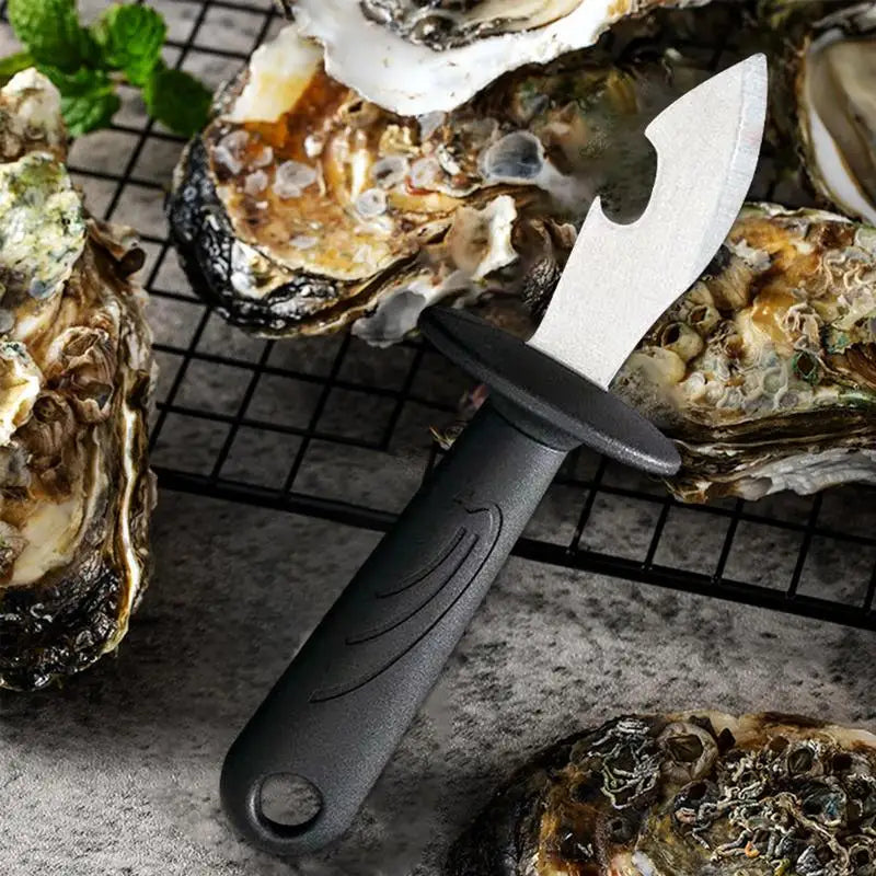 Stainless Steel Oyster Shucker Knife – Seafood Shell Opener Oyster Shucker Knife SPOT