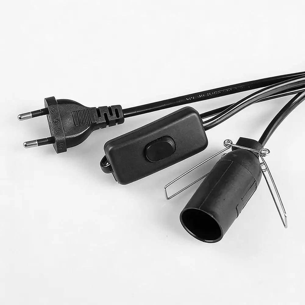 1.8m Salt Lamp Cord E14 Socket, On/Off Switch & EU Plug Lamp Cord Socket SPOT